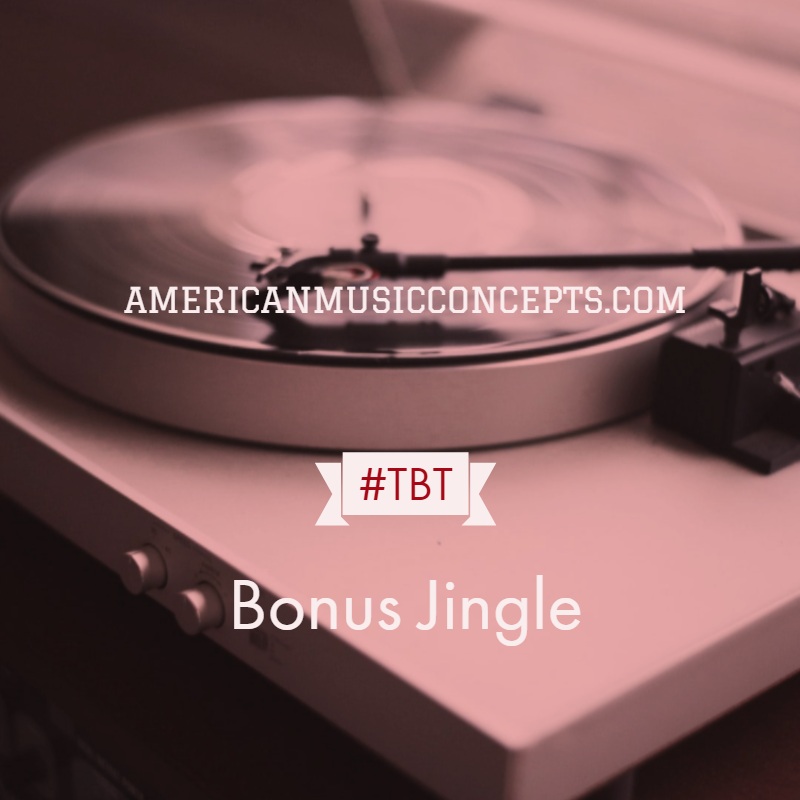 Throw Back Thursday Bonus Jingle